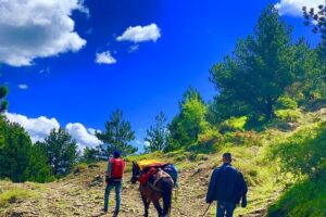 Berat Hiking Off Road picnic lunch in Tomori Holy Mount - Tomor castle ruins: views, views, and a calm pause