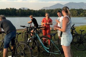 Bike or E-Bike Tour Tirana: Highlights & Grand Park Guided Cycle - The Clock Tower and the Enver Hoxha Pyramid: seeing political shifts in plain sight