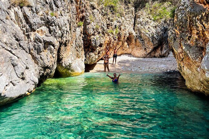 Blue Cave & Grama Bay Full Day Guided Boat Tour - Dukat Canyon and Seal Cave: tight-water scenery where snorkeling works best