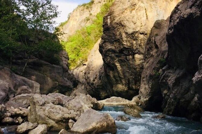 Cave of Pellumbas, Canyons & Castles hiking tour includes lunch - Cave of Pellumbas: the climb, the headlamp, and the slippery part