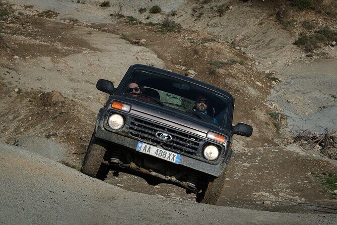 Drive a 4x4 Off-Road in the Tirana Valleys - Guides that keep it fun and safe: Ed, Nik, and Genti
