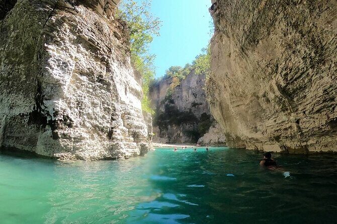 From Berat exploring Bogova waterfall & Osumi canyon - Osum Canyon stops: Bride’s Hole, Eye of the Eagle, Zaberzani Bridge, and the church