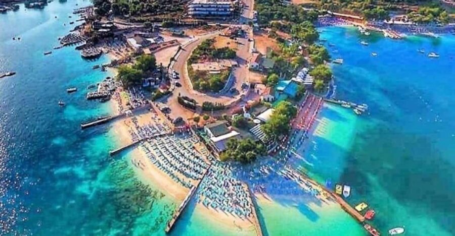 From Durrës or Golem: Ksamil, Saranda and Blue Eye Tour - Ksamil: sandy beach time with four-island views