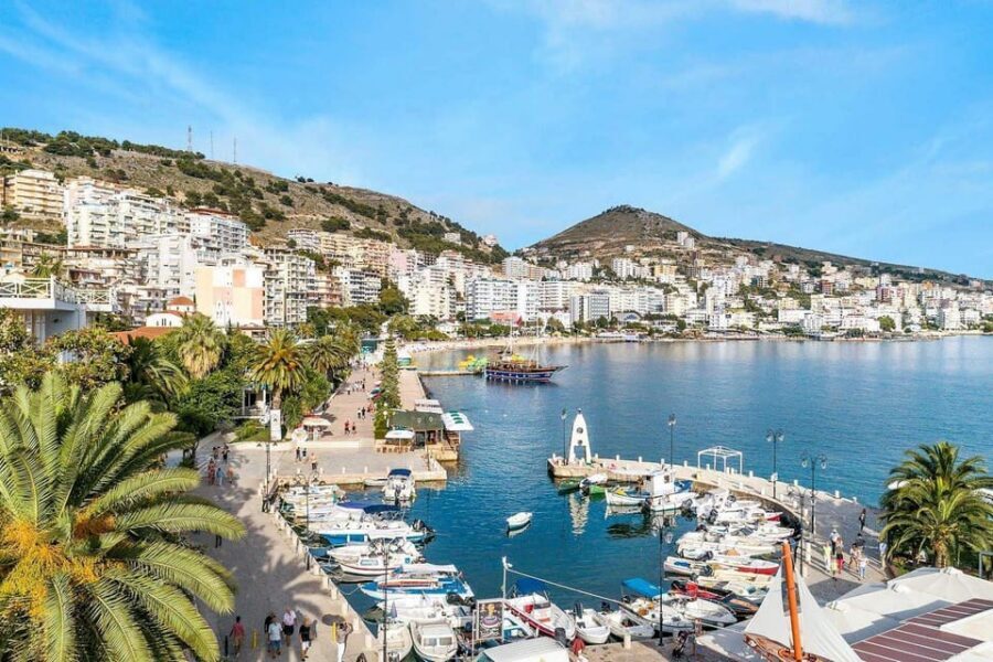 From Tirana/Durrës: Saranda, Ksamil, and Blue Eye Tour - Lekursi Castle: Corfu views with a historical layer