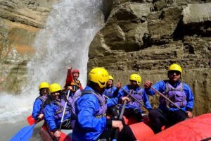 Kayak,Raft,Hiking,Canyon Exploration in Albania -6 day tour - Osumi Canyon (Kanioni i Osumit): waterfall water time, with rafting or hiking