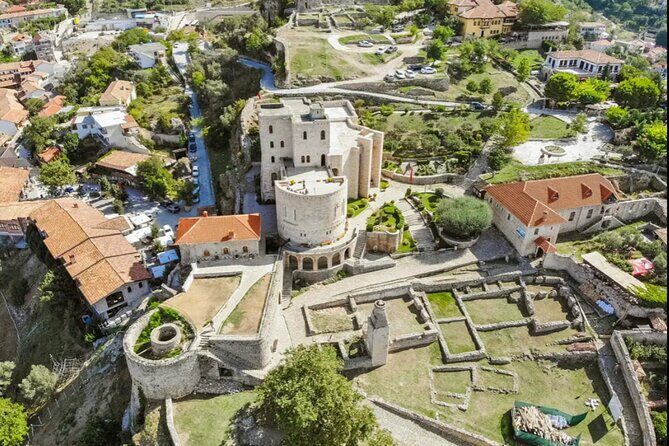 Kruja castle, the old Bazaar & Sarisalltik- Departure from Tirana - Entering Kruja Castle: Skanderbeg storytelling in stone
