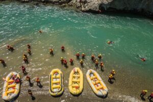 Rafting Vjosa River Gjirokastër Albania ARG - Langarica Canyon: why the scenery is more than a backdrop