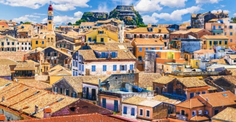 Saranda: Corfu Town and Palaiokastritsa Day Trip with Cruise - Corfu Town’s Old Town loop: Liston, Saint Spiridon, and the Royal Palace