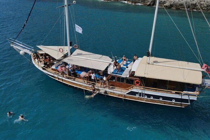 Saranda Prince Ennio-Daily Yacht Tour - What you get on board: lounge seating, shade, music, and a cash bar