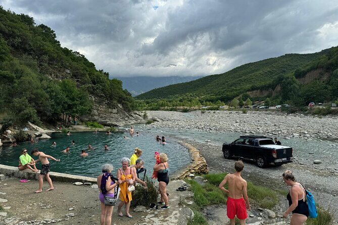 Sarande: Permet 4x4 Tour, Rafting and Thermal baths - Pickup comfort and on-road details that make the day easier