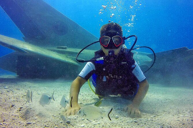 Scuba Diving in MIG-21 wreck - Kids at Drymades: Age 10 and Up, With Adult Support