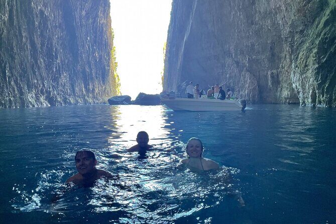 Speed Boat Trip to Sazan Island, Haxhi Ali Cave and Karaburun - Sazan Island: military base views plus beach time