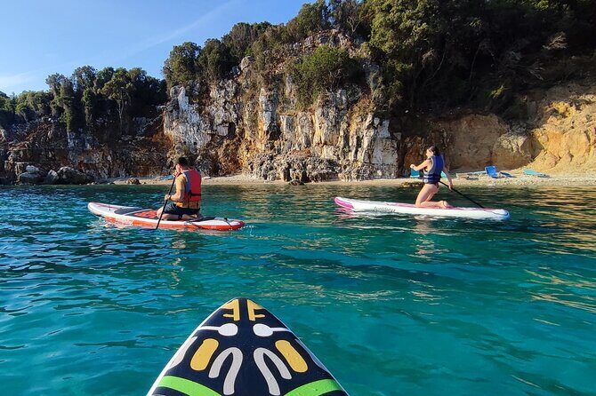 Stand Up Paddle-boarding around Ksamil islands (3 times a day) - Ari-style coaching: how beginners get confident quickly