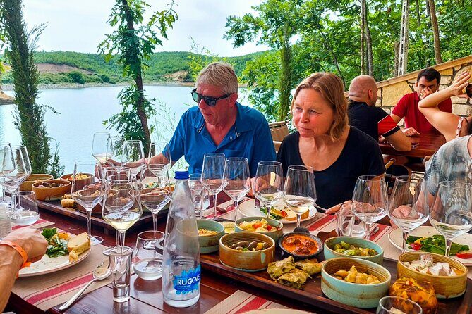 Vineyards, Albanian Wine Tasting & Boat Tour from Tirana/Durres - Tasting Albania: Wine Flights Plus Homemade Raki
