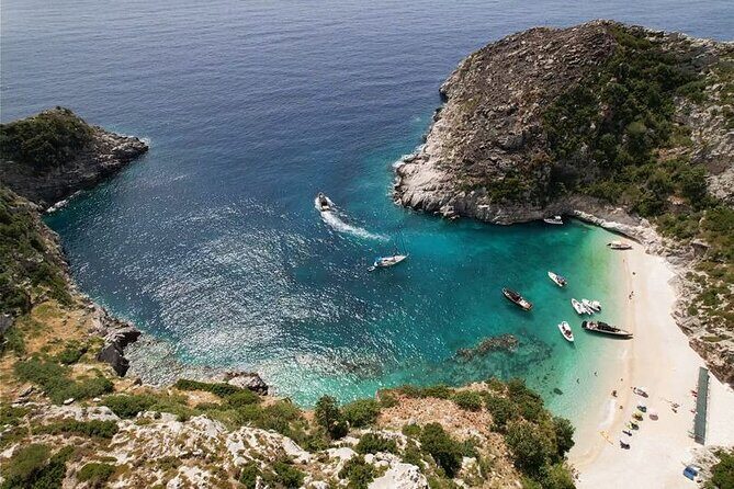 Vlore Private Boat Tour Blue Cave & Grama Bay Adventure - Meeting at Olympia Tours in Vlore and planning your 10:30 start