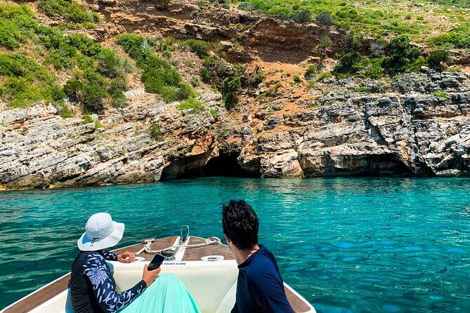 Vlore Private Boat Tour Blue Cave & Grama Bay Adventure - Bristani Bay (Bear’s Bay): a quiet beach plus communist-era fortifications