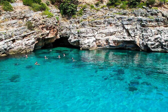 Vlore Private Boat Tour Blue Cave & Grama Bay Adventure - Inglezi Bay (Gjiri Inglezit): the coast that’s hard to spot
