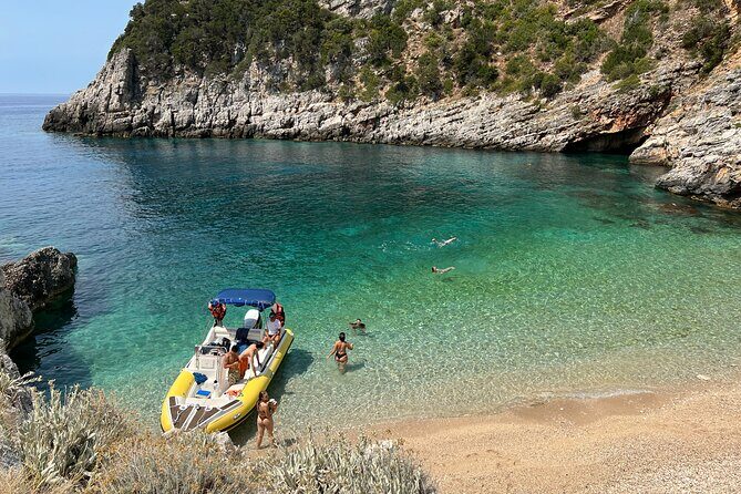 Vlore Speedboat Tour to Dafina Bay & Haxhi Ali Cave - Start at Olympia Tours and what the first hour feels like