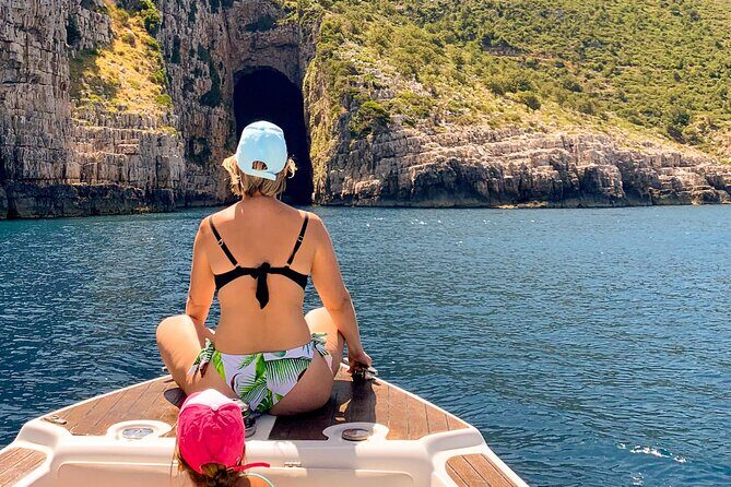 Vlore Speedboat Tour to Haxhi Ali Cave - Stop 2: St. Vasil / Vajana Beach Restaurant area (1 hour 30 minutes)