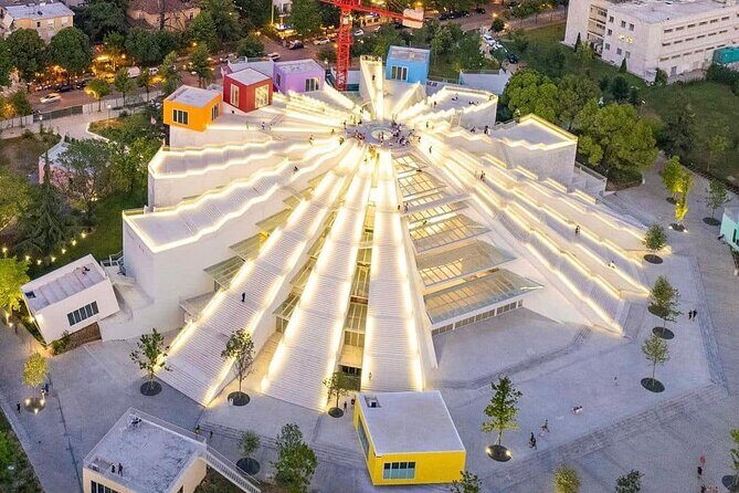 Walking Tour Historic Jewels in Tirana - Enver Hoxha Pyramid: 190 steps and a very different perspective